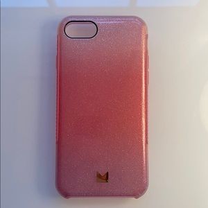 iPhone 7 and 8 Pink Glitter Dual-Layer Case